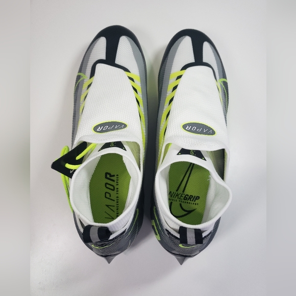 Nike Vapor Edge Pro 360 Black Dark Smoke Grey DQ3670-071 Neon Football cleats 13 - Picture 5 of 9
